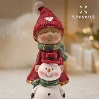 Фигурка &laquo;Малышка в красном&raquo;, 5.2&times;6&times;11.5 см