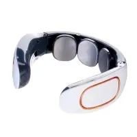 Массажёр для шеи Luazon LEM-50, 4 Вт, 4 режима, USB, от АКБ, белый