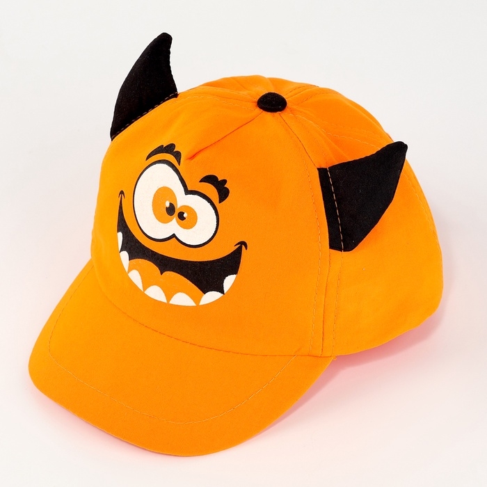 Кепка детская для мальчика с рожками «Монстрик», р-р. 48-50 Кепка детская для мальчика с рожками «Монстрик», р-р. 48-50