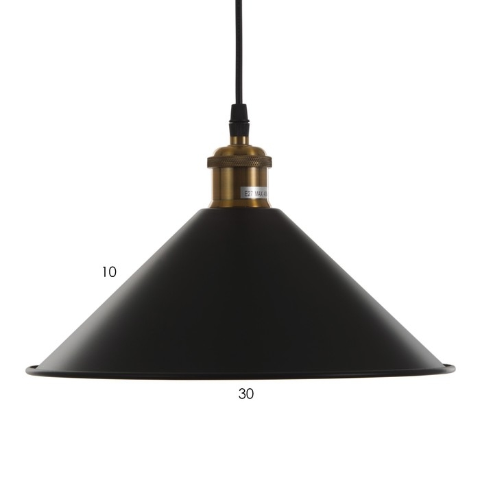 Светильник BayerLux Светильник BayerLux "Грегори" 40Вт E27 черный 30x30x14-100 см