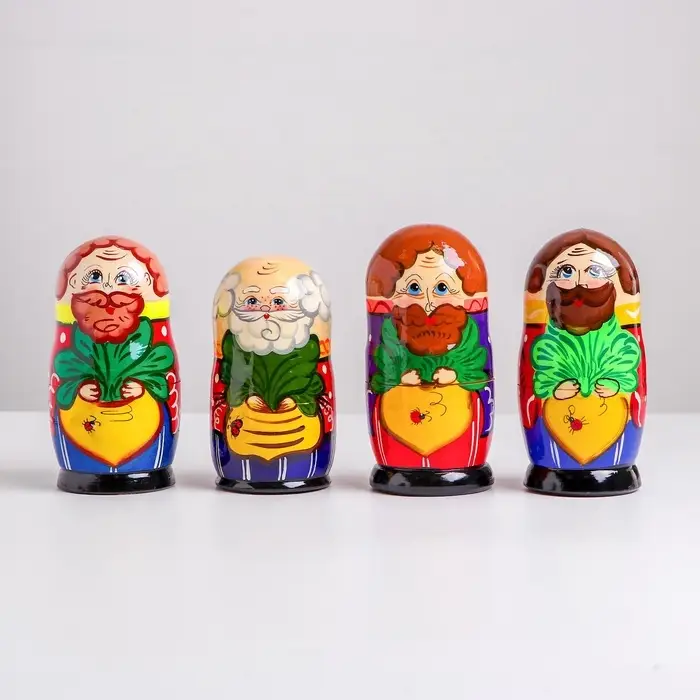 Матрёшка &laquo;Репка&raquo; 6 в 1, МИКС