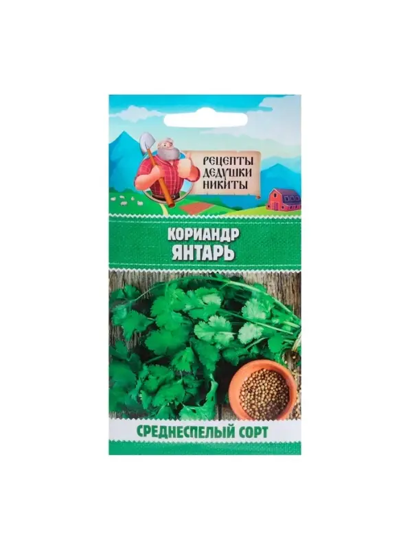 Семена Кориандр "Янтарь", 5 г