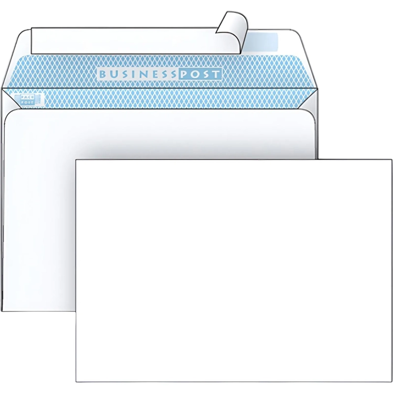 Конверт белый C5 стрип BusinessPost 162х229 50шт/уп/2878