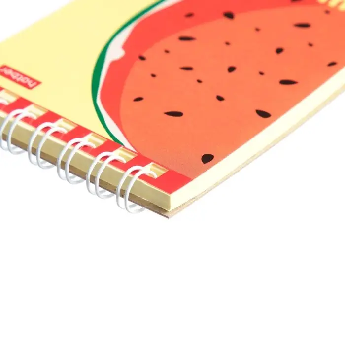 Блокнот А7, 40 листов, на гребне Блокнот А7, 40 листов, на гребне "Яркий Фреш", обложка мелованный картон, тонированный блок