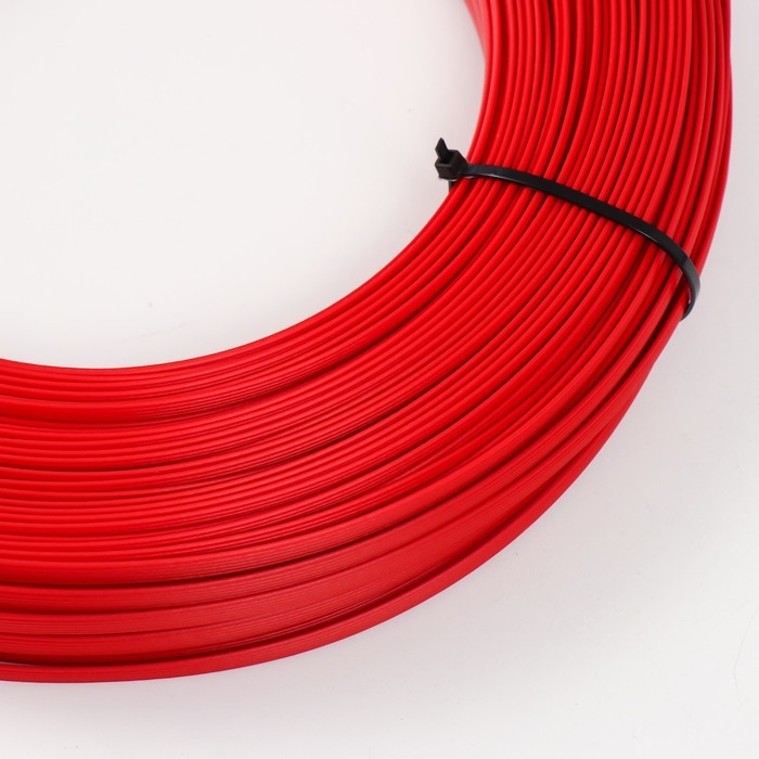 Ротанг искусственный 8 мм 100 м волна (красный) Ротанг искусственный 8 мм 100 м волна (красный)