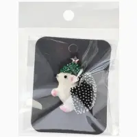 Брошь &laquo;Ежик&raquo; в шапке со звездой, цветная в чернёном серебре