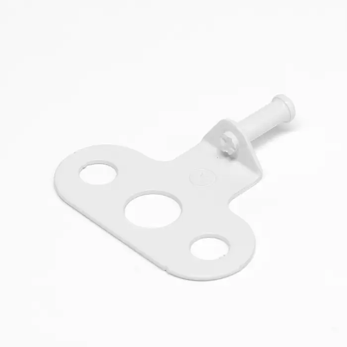 Ограничитель открывания окна ТУНДРА, 4-х позиционный, ПВХ, гребенка, белый