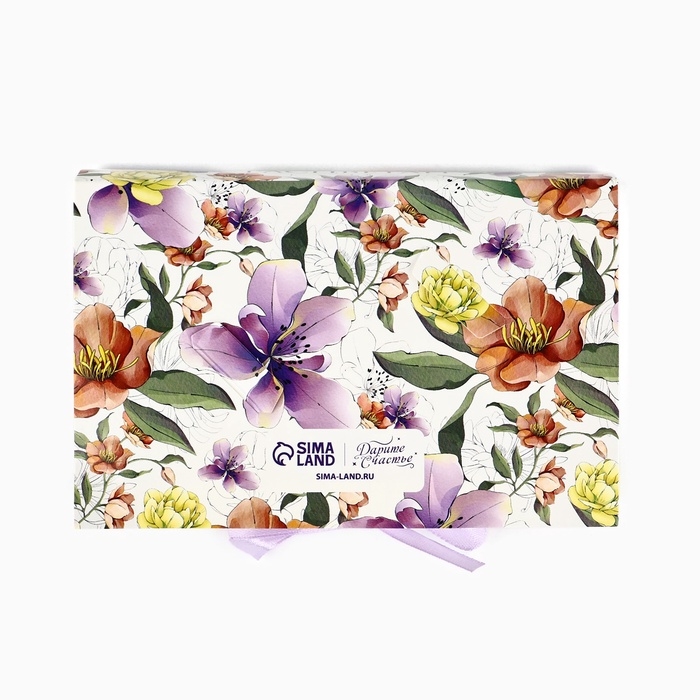 Коробка под 6 конфет с ячейками «Расцветай» 14.5 х 9.5 х 3.5 см Коробка под 6 конфет с ячейками «Расцветай» 14.5 х 9.5 х 3.5 см