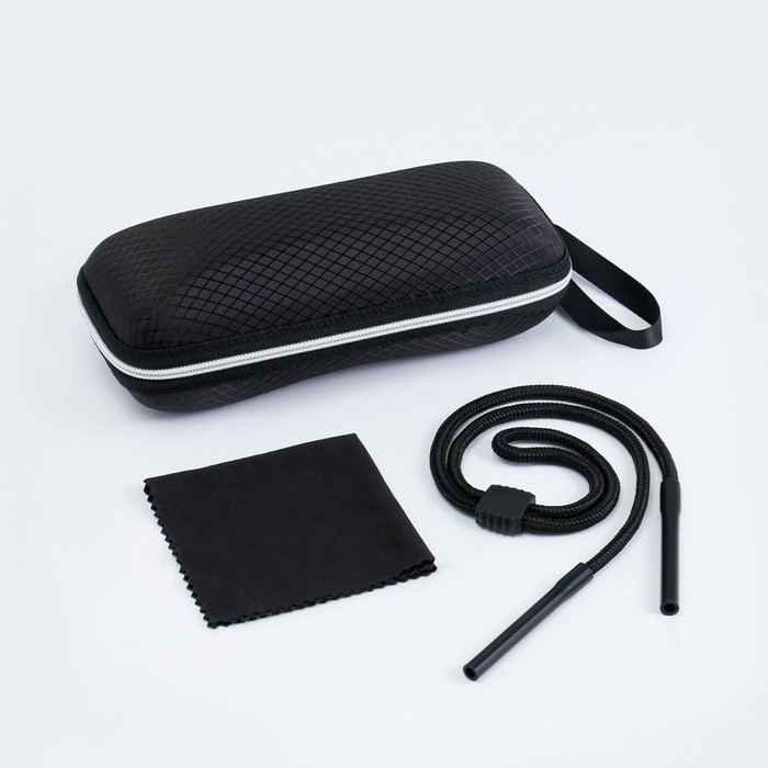 Футляр для очков, салфетка, шнурок, набор Футляр для очков, салфетка, шнурок, набор