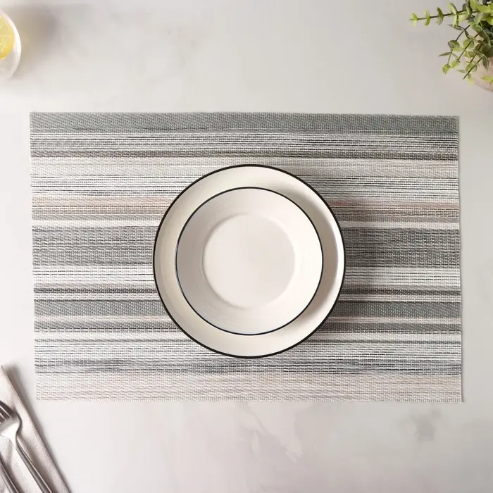 Салфетка сервировочная на стол &laquo;Дождь&raquo;, 45&times;30 см, бежевая