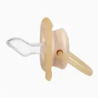 Соска-пустышка ортодонтическая, силикон, от 6 мес., бежевая