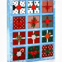 Адвент календарь новогодний с мёдом &laquo;2026&raquo;, облепиха, кедровые орешки, малина, цитрус, клубника