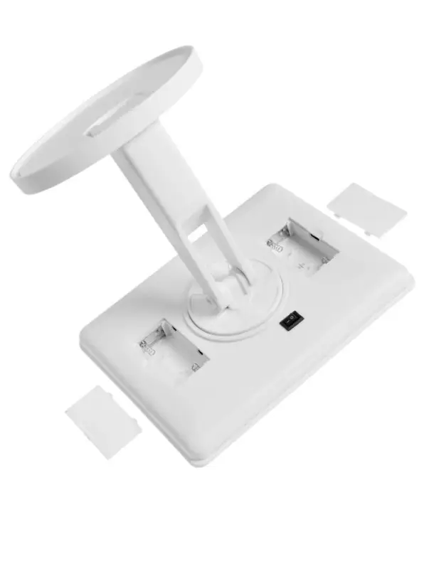 Зеркало KZ-06, подсветка, 26.5 х 16 х 12 см, 16 диодов, сенсорная кнопка, белое Зеркало KZ-06, подсветка, 26.5 х 16 х 12 см, 16 диодов, сенсорная кнопка, белое