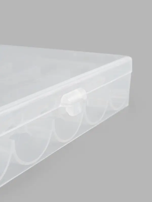 Органайзер для ниток, на 25 шпулек, 12&times;10.5&times;2.5 см, прозрачный