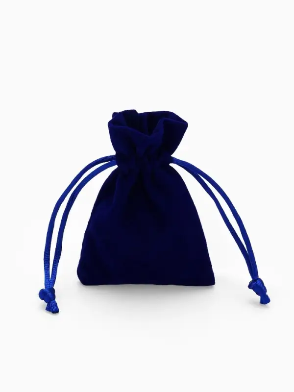 Набор бархатных подарочных мешочков 50шт. &laquo;Классика&raquo;, 6&times;8, цвет синий (4621396)