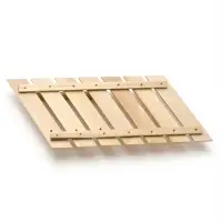 Полка - вешалка "Зебра" 3 крючка 84х33х12 см