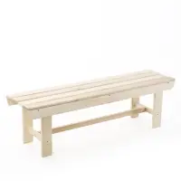 Лавка деревянная для дачи и бани, 150&times;40&times;41 см, из наличника