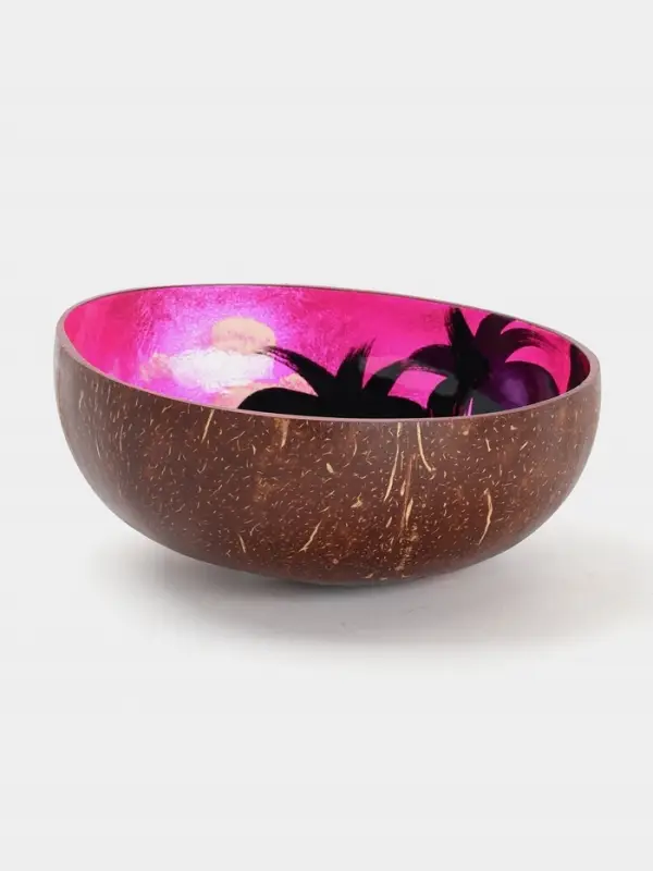 Чаша &laquo;Закат&raquo;, 14&times;14&times;6 см, кокос