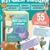 Развивающий набор &laquo;Мои чувства и эмоции&raquo;, 55 карточек, 4+