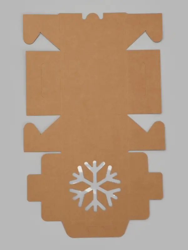 Коробка 10,2 х 10,2 х 5,9 см Бурая (фас 20шт)