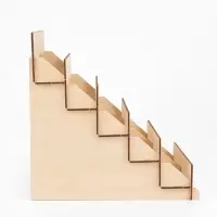 Подставка под открытки 10 ячеек по 10.8 см, 23.5&times;23&times;25 см, толщина 3 мм, бежевая