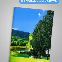 Тетрадь А4, 96 листов в клетку &laquo;Природа&raquo;, серые листы