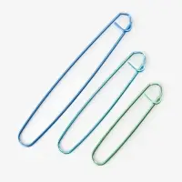 Набор вспомогательных булавок для вязания, 3 шт., 9/11.5/15 см, МИКС