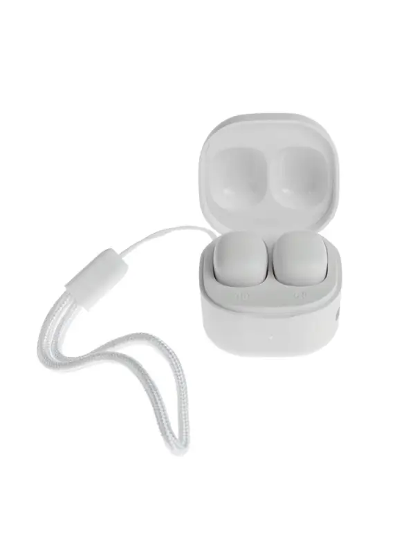 Наушники беспроводные Y6, TWS, вакуумные, Bluetooth 5.3, 30/200 мАч, шумоподавление, разъём Type-C, с подвесом, белые