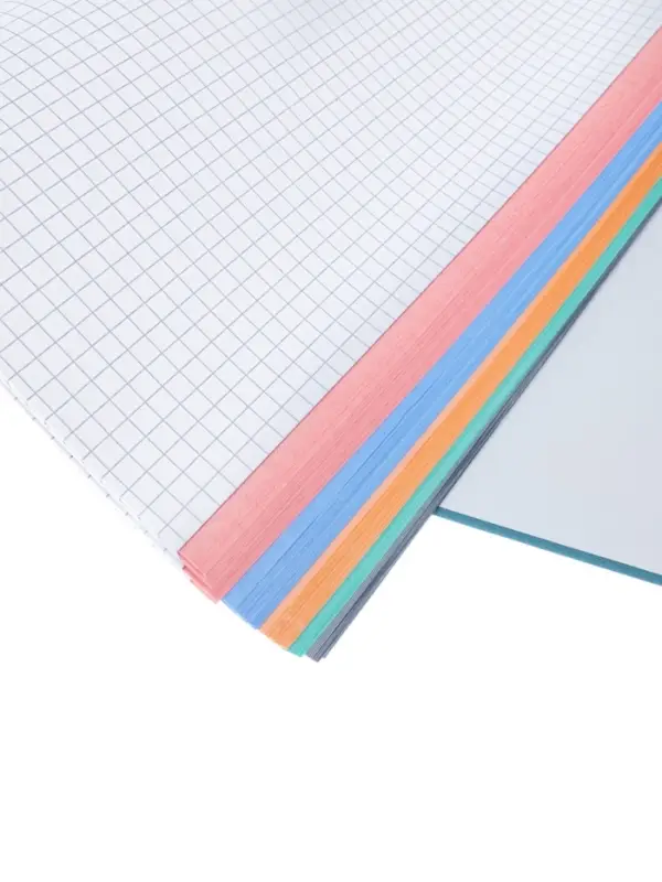 Тетрадь с тв/обл 120л А4 кл Hatber Тетрадь с тв/обл 120л А4 кл Hatber "Color Line", на гребне, многоцв, перфорац, S-touch