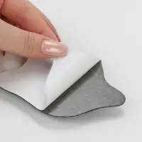 Пяткоудерживатели для обуви, клеевая основа, 10&times;7.3 см, пара, чёрные