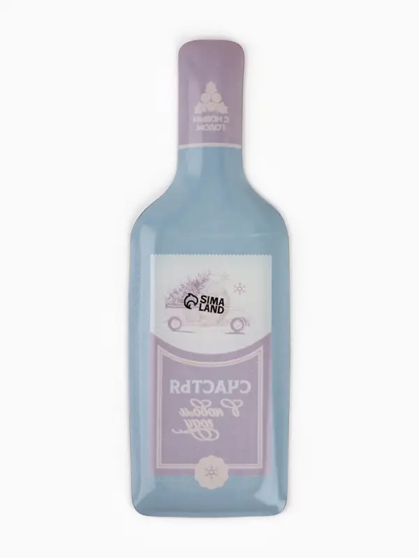 Тарелка плоская новогодняя &laquo;Счастья в новом году&raquo;, 12&times;35 см