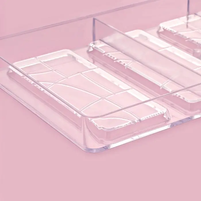 Форма для шоколада KONFINETTA &laquo;Плитка&raquo;, 28&times;14 см, 4 ячейки 11.7&times;4.8&times;0.7 см, пластик, прозрачная