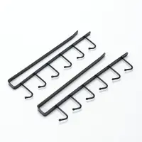 Держатель кухонный подвесной Доляна, на 6 предметов, 1.5&times;26&times;7 см, чёрный