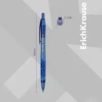 Ручка шариковая ErichKrause. XR-30, автоматическая, синий стержень, узел 0.7 мм, резиновый упор