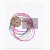 Силиконовый браслет &laquo;Светящийся&raquo;, тонкая линия, набор 10 шт. цвет МИКС, 5.5 см