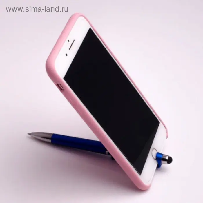 Ручка - прикол шариковая Calligrata «Подставка под сотовый», со стилусом, МИКС Ручка - прикол шариковая Calligrata «Подставка под сотовый», со стилусом, МИКС