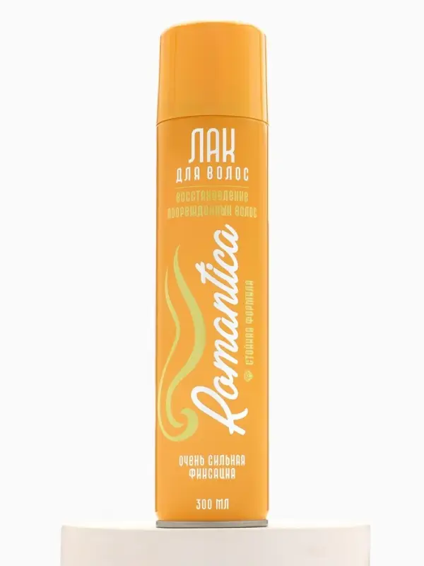 Лак для волос &laquo;Романтика&raquo;, очень сильная фиксация, с провитамином B5, 300 мл