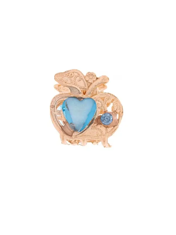 Крабик для волос &laquo;Арфея&raquo;, яблочко, 2.3 см, золотистый МИКС