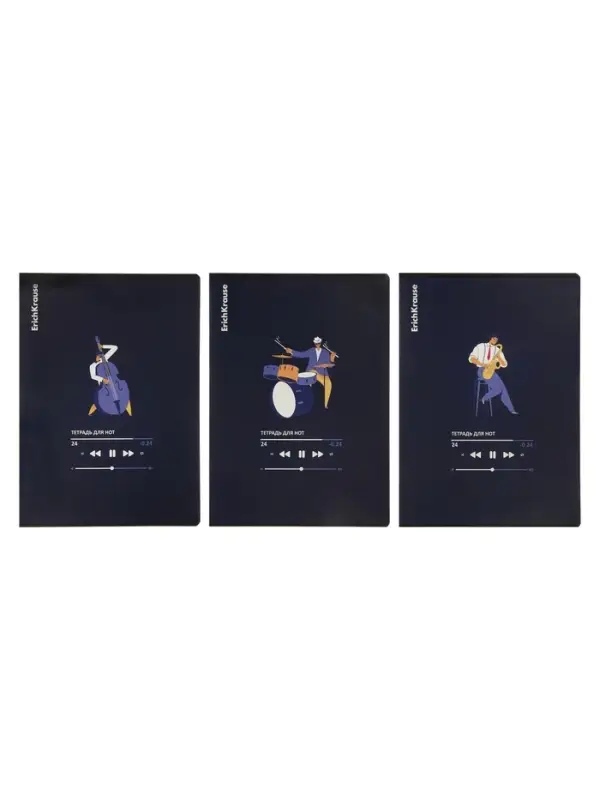 Тетрадь для нот А4 ErichKrause Music Fantasy, 24 листа, на скобе