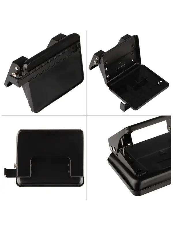 Дырокол 20л метал OfficeSpace,линейка, черный Дырокол 20л метал OfficeSpace,линейка, черный