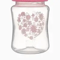 Бутылочка для кормления M&B, широкое горло, &Oslash;50 мм, от 0 мес.,180 мл., розовый