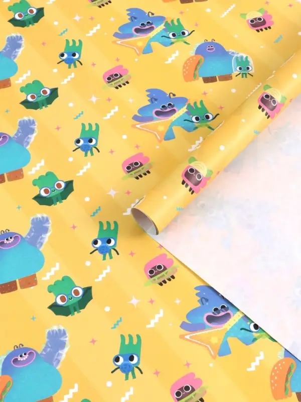 Бумага упаковочная крафтовая &laquo;Ум и Хрум&raquo;, 70&times;100 см