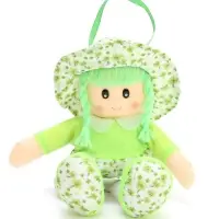 Мягкая игрушка &laquo;Кукла&raquo;, в шляпке и платьишке, цвет МИКС