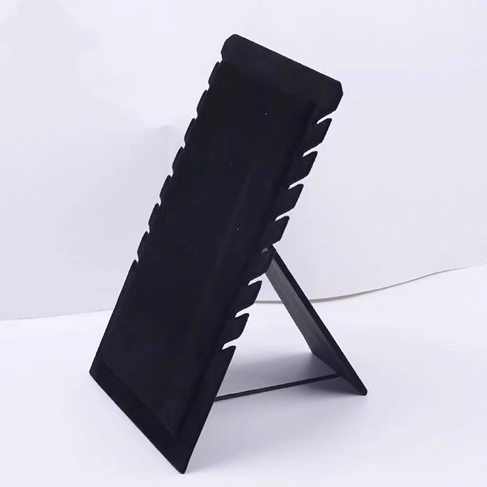 Подставка под кулоны, цепи, 8 мест, 19,5×2×28,8, цвет чёрный Подставка под кулоны, цепи, 8 мест, 19,5×2×28,8, цвет чёрный