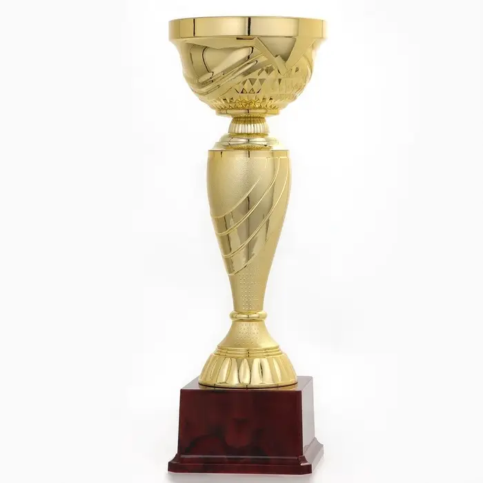 Кубок 120С, наградная фигура, золото, подставка пластик, 29.5&times;10&times;9.5 см