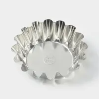 Форма для выпечки классическая, d=17.6 см, h=5.6 см, высокая, жесть, серебристая