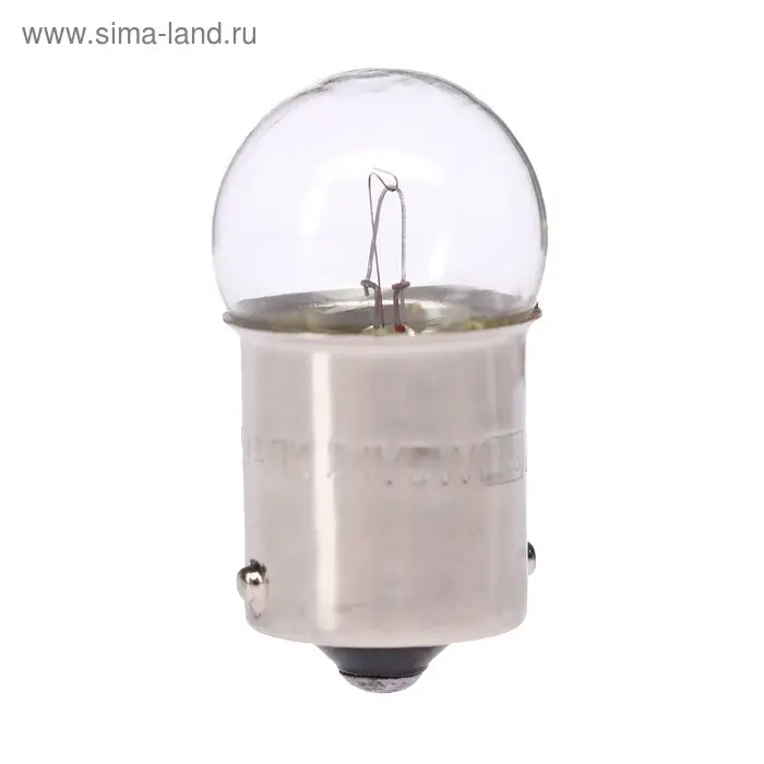Лампа автомобильная Маяк, R=5W, 24 В, (BA15S) Лампа автомобильная Маяк, R=5W, 24 В, (BA15S)