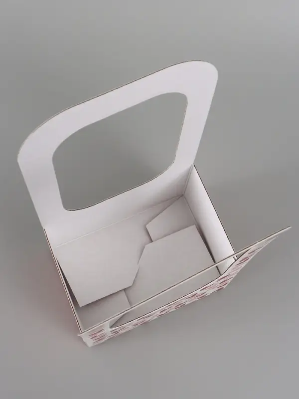 Коробка - переноска для цветов &laquo;С любовью&raquo;, 17&times;12&times;32 см