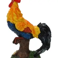 Садовая фигура из полистоуна &laquo;Петух&raquo;, 26&times;12&times;40 см