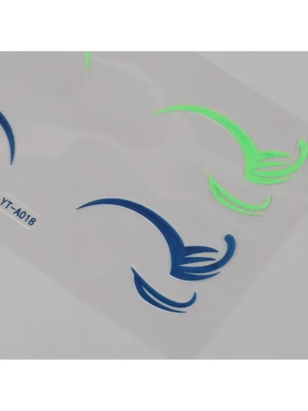 Наклейка на лицо &laquo;Стрелки для глаз. Кокетка&raquo;, 13&times;13.5 см